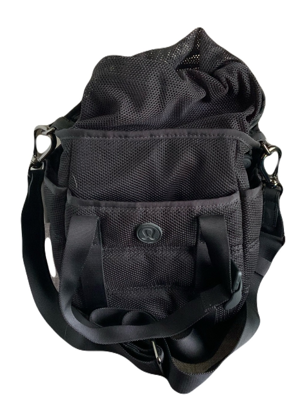 lululemon athletica Black Dash All Day Bucket Bag 6.5L Mesh Crossbody Bag
